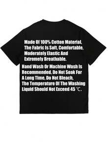 1pc Men'S Cotton T-Shirt With Garage Print - 180g Knit Fabric, Slight Stretch, Crew Neck, Regular Fit, All-Season, Mature Style, Short Sleeve, Black - Perfect For Garage Workers & Car Enthusiasts, S-XXXL - 黑色 - 查看 5