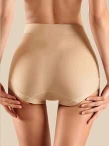 Women's High Waist Tummy Control Shapewear Panties, Sexy Seamless Breathable Slimming Underwear