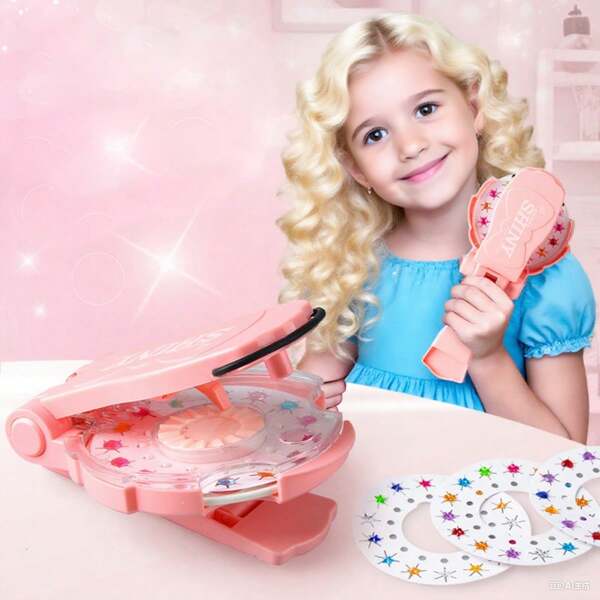 Conjunto de accesorios con decoración de strass brillantes para niñas, juguetes de joyas para el cabello, juguetes de vestir de fantasía