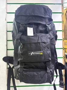 Waterproof Military Camping Trail Cargo Backpack 80 Liters - Black - View 1