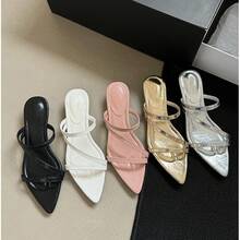 Women Home Slippers - 黑色 - 查看 4