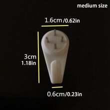 100 Stücke unsichtbare Nagel Wandhaken ohne Spuren, Bilderrahmen Hänger, Fotorahmen Aufhänger zum Aufhängen von Foto Rahmen, Dekoration, Kunstwerk