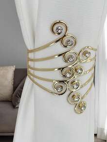 2 Pieces / 1 Piece, Metal Curtain Hangers - - With Crystal Wings Design, Adjustable, Suitable For Fixing Curtains In Bedrooms And Living Rooms. Home Decoration Accessories - Multicolor - View 14