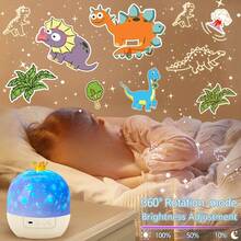 Galaxy Star Projector Night Light, 21 Movie Modes, Bedroom & Ceiling Crown Night Light, Adjustable Brightness Star Projector With 360° Rotation, Birthday, Christmas, Valentine's Day Gift, Room Decor - Multicolor - View 5