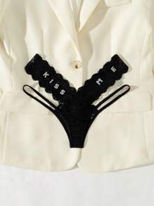 3pcs Set, Customizable Crystal Letter Round Nipple Pasties And Sexy Ladies Panties, Sexy Women's Lingerie And Nipple Pasties, Best Women's Underwear. Best Gift For Friends, Wife, Girlfriend, Valentine's Day Gift, Birthday Gift.