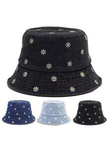 1pc Solid Color Bucket Hat, Suitable For Street, Party, Outdoor Activities In Autumn And Winter, Y2K Style Winter Outfits,Summer,Beach,Holiday,Travel - Bucket Hat - View 18