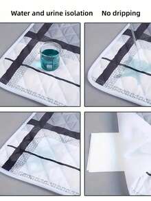 可重复使用的防漏月经垫，防水可洗床垫，床垫保护垫，适合女性在月经期间、失禁、尿床期间、成人和老年人使用