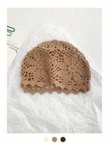 1 件 AA 宽松花卉蕾丝帽