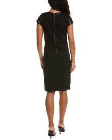 Elie Tahari Ponte Sheath Dress - 黑色 - 查看 3