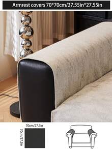 1件装四季通用沙发垫套，现代简约防滑双层防水沙发座垫，防尘可水洗，柔软不褪色，宠物友好，适用于L型及1/2/3/4座沙发，可用于卧室、办公室、客厅。 - 灰色 - 查看 18