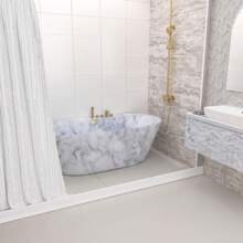 1pc Bathroom Sink Water Bar Can Be Bent Water Blocking Device Toilet Dry And Wet Separation Waterproof Strip Water Barrier Strip