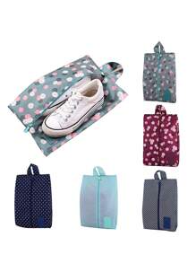 1 件便携式防水收纳袋旅行袋鞋袋衣柜收纳袋沙滩储物袋玩具袋鞋子分类袋整理袋