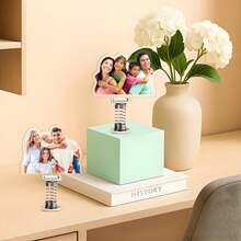 1pc/3pcs/5pcs Custom Acrylic Stand, Acrylic Spring Standee- Personalized Standee, Custom Family Photo Stands, Gift For Pet, Pet Meme Acrylic Spring Standee, Spring Acrylic, Family Photo CutOuts, Unique Home Decor, Teacher's Day Gifts, Stocking Stuffers, Perfect Gift For Family, And Friends,Durable - Multicolor - View 3
