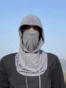 3 Piecessummer Sun Protection Set, Ice Silk Breathable Neck Protection Sun Mask, Scarf Hat And Veil Three In One Riding Headwear, Breathable Sun Protection Ice Sleeves, Suitable For Cycling, Skiing And Fishing - Multicolor - View 5