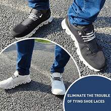 2 双弹性鞋带，椭圆形替换鞋带