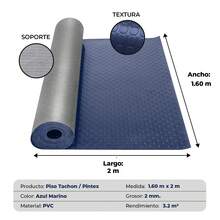 VINILMAX Plastic Flooring - Navy Blue - View 7