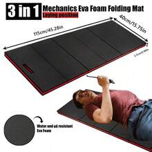 EVA Support Mat 3-In-1 – High-Density Foam Pad For Kneeling, Sitting & Lying – Shock-Resistant, Lightweight & Foldable – Perfect For Gardening, Yoga, Crafts & Therapy – Relieves Knees, Back & Joints - As Shown - View 9