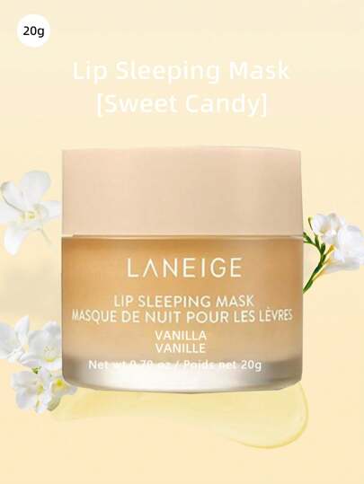 Laneige K-Beauty 20g Lip Sleeping Mask nährt, befeuchtet, mit Vitamin C, Murumuru & Sheabutter, Antioxidantien, für spröde, trockene Lippen, Koreanisches Make-up
