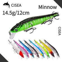 CISEA F20 鱼饵 小鱼饵 硬饵 鱼钩头 长坑 14 克 11 厘米 - 彩色 - 查看 2