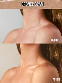 MISSLYN 面部及身体古铜光泽液，面部及身体古铜粉，身体高光及面部高光，打造完美夏日沙滩肌肤，美黑精华，肌肤古铜滴剂，面部及身体古铜粉，面部光泽，防水，持久，无需日晒即可美黑，自然光泽增强剂，亮泽高光，打造阳光亲吻般的古铜光泽，自然阳光亲吻般的肤色，适合夏季海滩、海滩派对、旅行、度假、户外活动