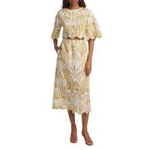 FARM Rio Lace Nature Midi-Skirt