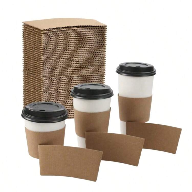 20/40 كم إعادة استخدام لأكواب القهوة، مناسب لأكواب من 10 إلى 24 أونصة، مناسب للمقاهي والفنادق ومحلات الشاي الفقاعي والمطاعم السريعة والتوصيل - متعدد الألوان - مشاهدة 1
