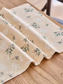 1/4/6/12pcs Yellow Ditsy Floral Double Layer Placemats, Bohemian Style Kitchen Dining Table Decor Coasters For Cups, Bowls, Plates, Suitable For Holidays, Parties, Dinners, Home Decoration - Multicolor - View 9