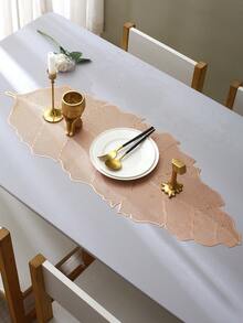 1 pezzo, Centrotavola da ristorante con runner in piume per proteggere il piano del tavolo - Multicolore - Visualizzare 6