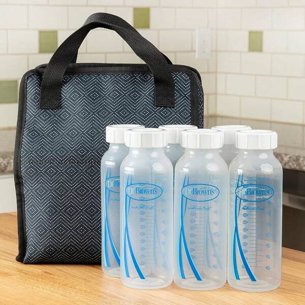 Dr. Brown's Narrow Storage/Travel Caps For Anti-Colic Options+ Baby Bottles, Fits 8 Oz/250 ML And 4 Oz/120mL, NO BPA-, 3-Pack