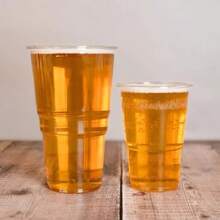 HOT BARGAINS, 100 X Pint Glasses Clear Strong Reusable Plastic Pint - Multicolor - View 4