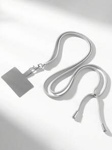 1 pieza Correa larga desmontable para teléfono, cordón colgante de teléfono cruzado, cadena de reemplazo anti-pérdida para bolsos - Blanco - Ver 13