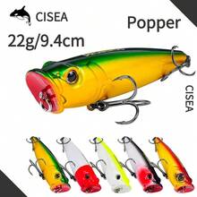 CISEA F25 鱼饵波爬饵适用于钓鱼硬饵 Head 浮水 22 克 9.4 厘米