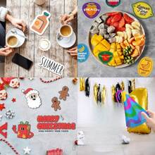 50 张不干胶标签纸 A4 光面自粘贴纸标签纸，白色光面防水标签，适用于激光和喷墨打印机，适用于学校用品，返校