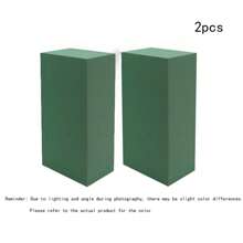 Bloque de espuma de poliestireno verde de 14 cm x 8 cm x 4.5 cm, adecuado para arreglos florales, decoración de plantas y manualidades, apto para decoración de bodas, fondo de novia, arco de boda, centro de mesa, relleno de ramos, también adecuado para Navidad, Halloween, Acción de Gracias, Vuelta al Colegio, Día de San Valentín, Día del Maestro, Día de la Madre