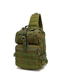 Backpack Tactical Bag Shoulder Bag Fashion Various Colors - xanh quân đội - Xem 1