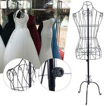 OUKANING Wire Mannequins Female Upper Body Torso Mannequin Dummy Clothing Dress Form - Default - View 2