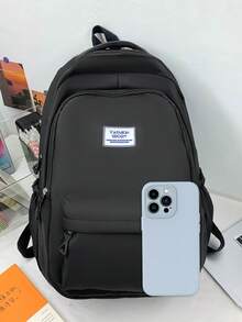 15.6 Inch Waterproof Nylon Laptop Backpack, Suitable For Men, Travel Bag School Bags University Bag