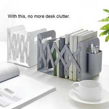 可调节防滑桌面书架，适合存放厚重书籍，可扩展书籍存储，重型书柜，适合办公室、家庭和学校使用