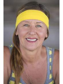 Euuztu Kenz Laurenz 3 Cotton Headbands Pack Stretch Elastic Yoga Soft And Stretchy Sports Sweatbands Fashion Headband Teens Women Girls (1 Pc Headbands, Red) - ORANGE - 查看 6