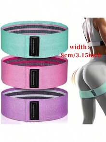 1PC / 3PCS SET / 6PCS SET Spring Elastic Hip Band Yoga Resistance Band Wide Fitness Exercise Legs Band Loop For Circle Squats Training Outdoor Gym Fitness Booty Workout Resistance Bands - Multicolor - View 12