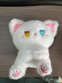 Poupée en peluche mignonne et adorable de chat, poupée kawaii en doux animal en peluche, cadeau d'anniversaire pour petite amie, Noël, Halloween, Saint-Valentin, fête, Fête des mères