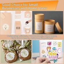 50 张不干胶标签纸 A4 光面自粘贴纸标签纸，白色光面防水标签，适用于激光和喷墨打印机，适用于学校用品，返校