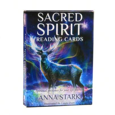 Sacred Spirit Oracle Cards, Engelska Visions Divination Edition Board Spelkort Tarot