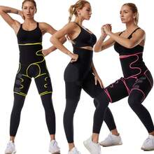 3 In 1 Tummy Control Shapewear Breathable Adjustable Waist Trainer Hip-Lifting Tummy Control Sports Abdomen Slimming Belt - Multicolor - View 3