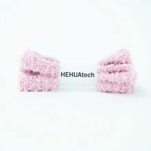 1 Paar bunte, flauschige 1,5 cm breite Plüsch Schnürsenkel für den Alltag