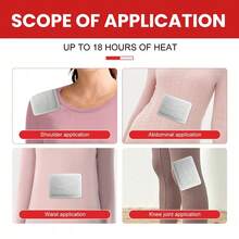 50/40/30/20/10PCs Hand Warmer Self-Heating Portable Fast Heating Waist And Abdomen Warmer Self-Heating Patch,Warm Abdomen Warming Patch,Suitable For Adults, Especially Women, Outdoor Mountaineering, Hiking, Skiing Enthusiasts, And People With Specific Health Needs(One Sachet Contains Two Tablets) - Orange - View 10