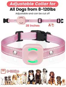 Dog Training Collar, 2800FT, 8-120 Pounds, Electric Shock Collar With Remote Control, Electric Collar With 4 Training Modes: Beep, Vibration, Shock, Rechargeable, Waterproof, Suitable For Use By Large/Medium/Small Dogs,Remote Control Bark Arrester,Can Train 1 Dog, 2 Dogs