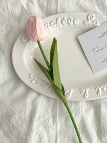 1/2/3 Stücke rosa romantische Tulpen Künstliche Blumen, Raumdekoration, Feiertags-Dekoration, Abschlussgeschenk, Geschenk für Freundin, Mutter