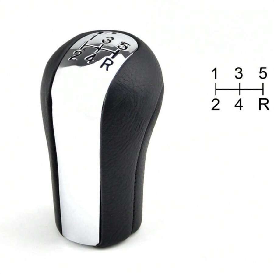 2005-2014 Corolla, RAV4, AYGO 5-Speed Automatic Gear Shift Knob, Chrome Plated