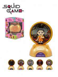 1PC Netflix chính thức được cấp phép  Mystery Blind Box Capsule - Tượng sưu tầm Piggy Bank bao gồm 6 nhân vật Young-Hee Masked Manager Front Man Ngẫu nhiên 1 Tượng ngẫu nhiên mỗi hộp Quà tặng hoàn hảo cho người hâm mộ Gia đình Trẻ em Nhà sưu tập - Nhiều màu - Xem 7